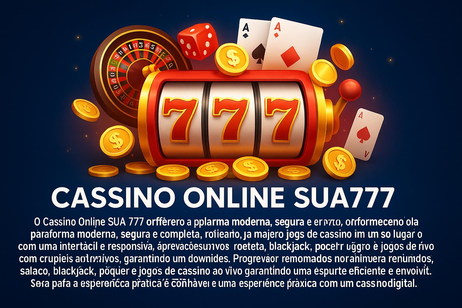 Jogos de cassino online SUA777