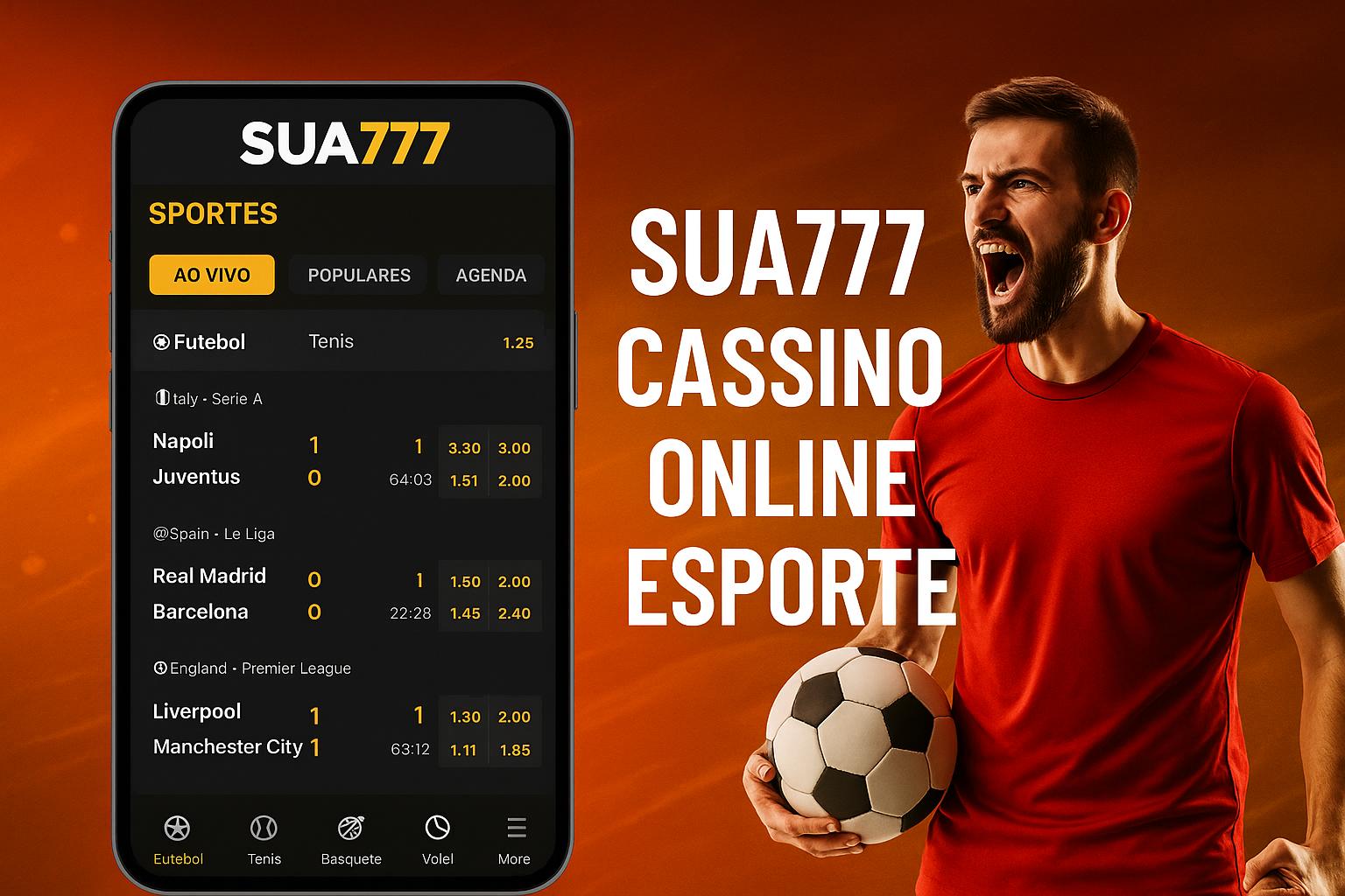 Apostas esportivas no cassino online SUA777